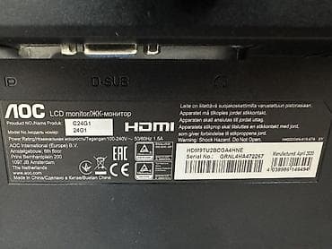 xbox dvr: Монитор, AOC, Б/у, LCD, 23" - 24" — 6