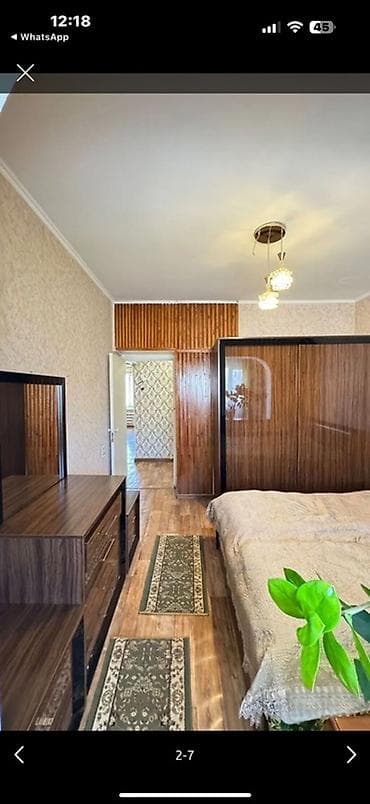 комната с подселением аламедин 1: 3 комнаты, Собственник, С мебелью полностью — 2