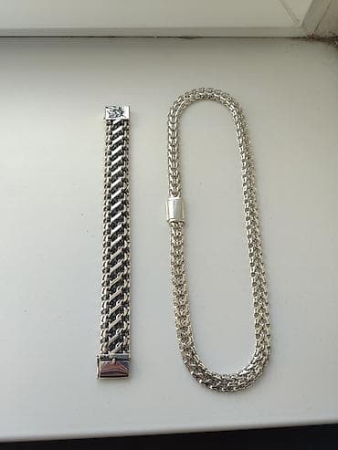 эксклюзивный бижутерия: Комплект мужских украшений из Серебра 925 проба Ювелир. Ювелирные — 2