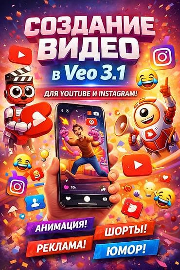 mi mix 4: 🎬 Создаю видео в Veo 3.1 Нужны ролики для YouTube, Shorts, Instagram — 1