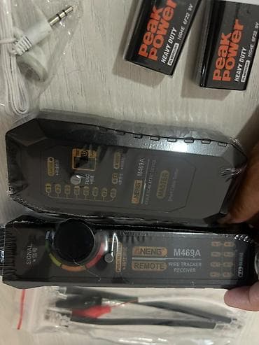 Үй жана бакча: Тестер/трассоискатель кабелей ANENG M469A (набор) Функции: - Поиск и — 4