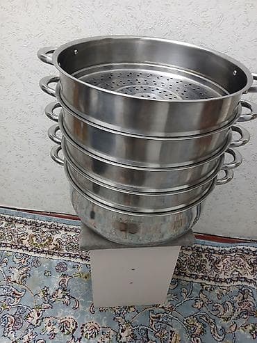 1 more: Пароварка ARSHA NOVA из нержавеющей стали, диаметр 40 см - Тип — 4