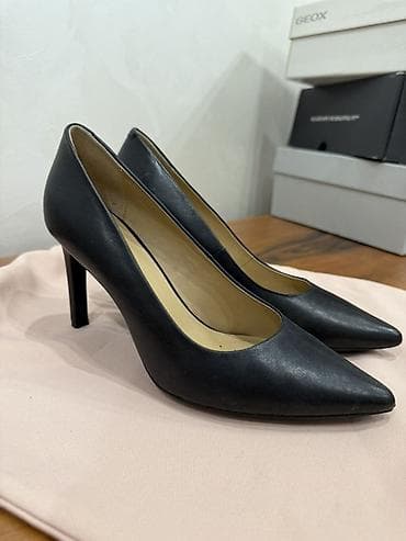 Женская обувь: Классические женские туфли-лодочки Geox Respira - Цвет: черный - — 1