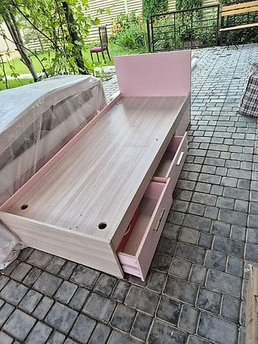 авалон комлект: Односпальная кровать, Б/у, С матрасом, длина - 200 см — 3
