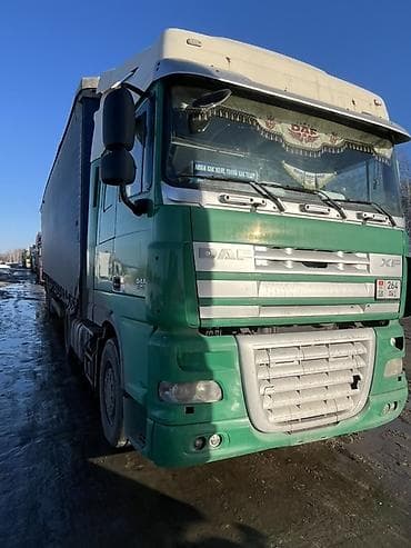 скания мега: Тягач, DAF, 2012 г., Шторный — 2