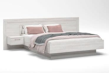 спальный гарнитур адель: Спальный гарнитур, Новый, Двуспальная кровать, Комод, Тумба, В рассрочку, Бесплатная доставка — 2