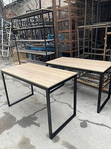 стол консоль: Офисный стол, Новый, Нерегулируемый, цвет - Черный, Прямоугольный — 1