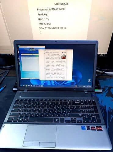 компьютерные мыши flyper: Ноутбук, Samsung, 6 ГБ ОЗУ, AMD A6, 15.6 ", Б/у, Для несложных задач, память HDD + SSD — 7