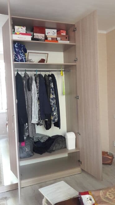 Кухонные шкафы: Шкаф для одежды, Новый, Прямой, ЛДСП — 4