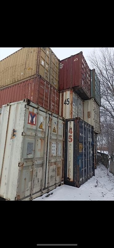 20тонн: Продаю 20-40-45фут контейнера, 20-40-45 тонные контейнера, есть — 2