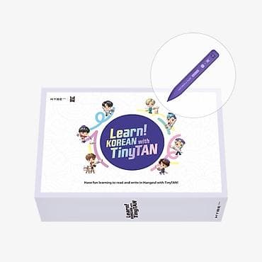 Китептер: Набор для изучения корейского языка Learn! KOREAN with TinyTAN (HYBE) — 2
