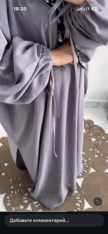 длинные кофточки: Туника от Туратова - Свободный прямой крой, длина в пол - Цвет — 4