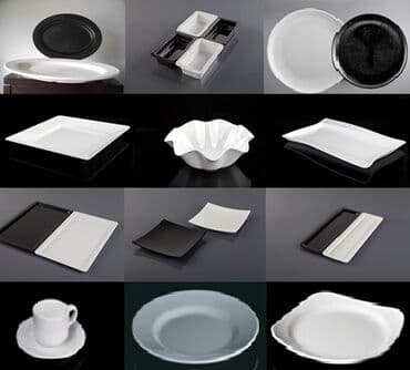 набор чайник и пиалы: Небьющаяся посуда разного размера, используются на летниках кафе — 1