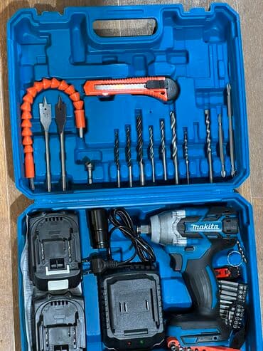 бесщеточный шуруповерт бишкек: Макита Гайкаверт 
Полный комплектация — 1