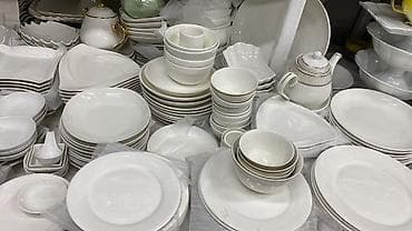 Белая сервировочная посуда из фарфора/керамики - Большой выбор форм и — 5