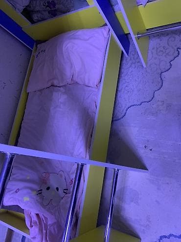 bed: Двухъярусная детская кровать, ЛДСП, цвет - Синий — 3