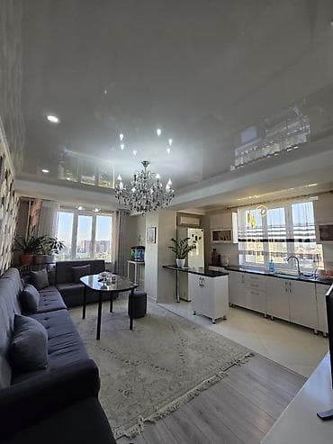 osh flat: 2 комнаты, 66 м², Кок-Жар мкр Элитка, 12 этаж, Дизайнерский ремонт — 4