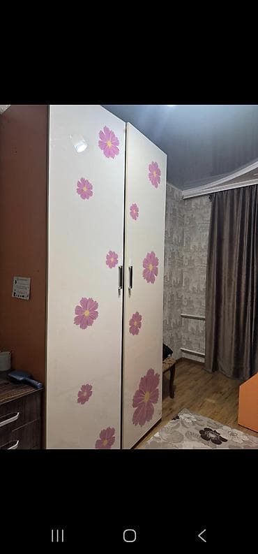 Полутороспальные кровати: Детская гарнитура, Б/у, Для девочки, цвет - Оранжевый — 1