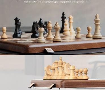 Деревянный шахматный набор A&A CHESS / магнитные - Премиальная at lalafo.kg Деревянный шахматный набор A&A CHESS / магнитные - Премиальная