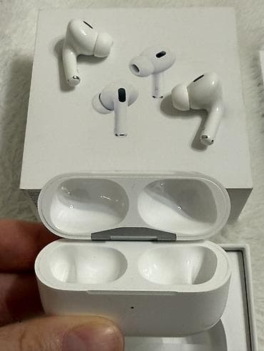 cd changer: Беспроводные вакуумные наушники, Apple, AirPods Pro, Б/у — 10