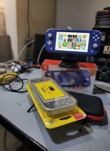 gaming laptops: Nintendo switch lite чипованный(прошитый) 32гб+256гб установлено 36 — 1