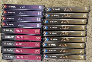 магнитофон касетный: Аудиокассеты оригинал TDK, BASF, SONY, RAKS,KONICA,SMAT. 1.TDK, BASF — 4