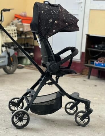 Коляска, цвет - Черный, Б/у
