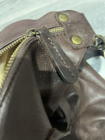 реставрация кожаных изделий: Сумка Из Кожи Ручной Работы,Италия — 5