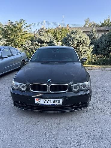 BMW 7 series: 2002 г., 4.4 л, Автомат, Бензин, Седан