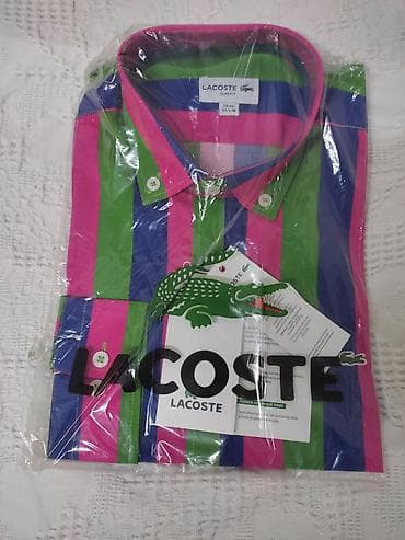 мужская одежда лакост: Мужская рубашка, Все размеры, Lacoste, Новый, Самовывоз — 3