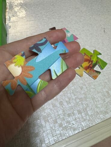 зеркальный кубик рубик: Пазлы для детей большие детали 88 штук и новый логический куб — 2