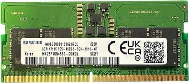 ddr5 16gb на ноутбук: Оперативная память, Б/у, Samsung, 16 ГБ, DDR5, 4800 МГц, Для ноутбука — 2