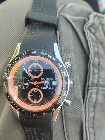 Спортивные часы часы, TAG Heuer, Таймер и секундомер, Водонепроницаемые, Мужские