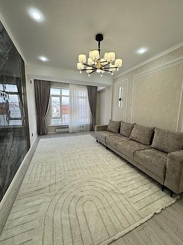каракол квартиры на продажу: 3 комнаты, 90 м², Элитка, 12 этаж, Дизайнерский ремонт — 1