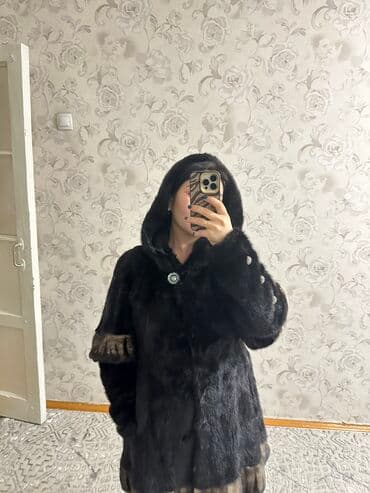 оптовики: Норковая шуба. Норка цельная теплая качественная. С капюшоном, со — 1