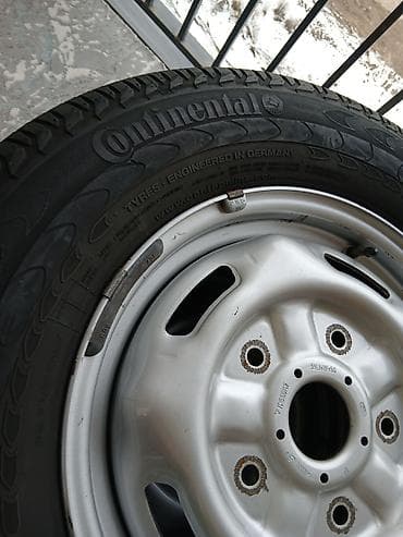 r 16: Колеса в сборе 215 / 75 / R 16, Лето, Б/у, Комплект, Легкий коммерческий транспорт (C/LT), Железные, отверстий - 5 — 7