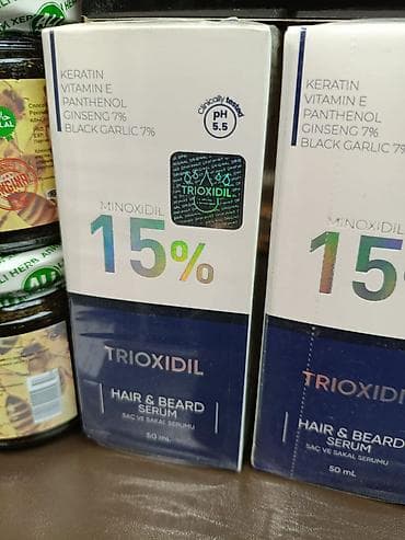 бальзам для бороды: Сыворотка для роста волос и бороды TRIOXIDIL Minoxidil 15% - Формат — 4