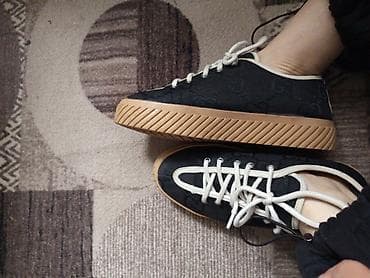 bape sta: Кроссовки, 38, Gucci, Б/у, цвет - Черный, Самовывоз, Платная доставка — 1