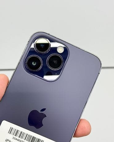 iphone se4: IPhone 14 Pro Max, Б/у, 256 ГБ, Deep Purple, Защитное стекло, Чехол, В рассрочку, 89 % — 3