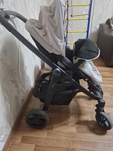 коляски graco: Коляска американская Graco 3в 1 люлька 0+ с зимним чехлом прогулка 6+ — 8