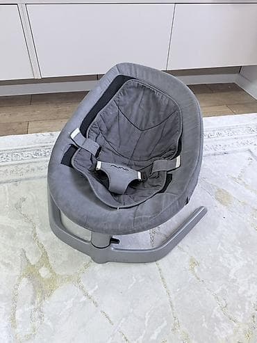 стулчики: Детское кресло-шезлонг Nuna Leaf (серый) - Эргономичное сиденье в — 2