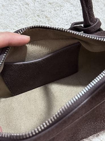 cole haan: Сумочка под Alaia. No name . Натуральная замша хлопковый подклад — 4