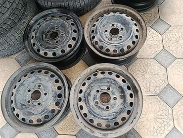 шины и диски r15: Железные Диски R 15 Комплект, отверстий - 4 — 6
