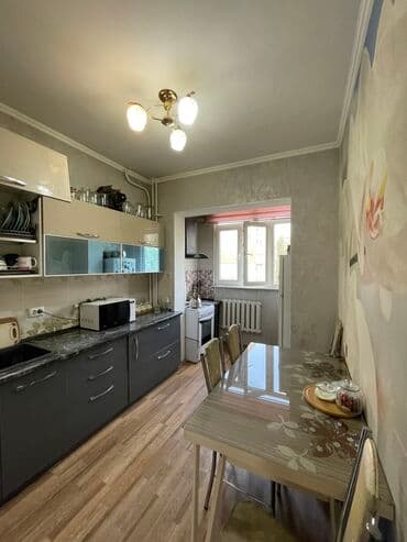 купить квартиру в 12 микрорайоне бишкек: 3 комнаты, 62 м², 105 серия, 4 этаж, Евроремонт — 10