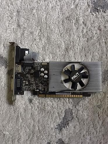 Видеокарта для ПК, Б/у, Palit, GeForce GT, До 2 ГБ