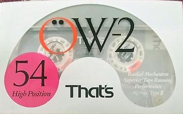 Другая аудиотехника: Аудиокассета That’s OW-2 54 (Type II, High Position, EQ 70 μs) ( 1991 — 1