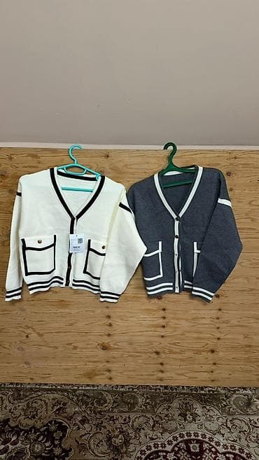 Кардиган, Короткая модель, Осень-весна, Вязаная модель