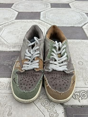 черные вельветовые брюки мужские: Мужские кроссовки, 41, Nike, Б/у, цвет - Коричневый, Самовывоз — 2