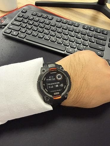garmin bishkek: Garmin Instinct 3 Solar — защищённые GPS‑смарт‑часы с солнечной — 3