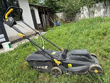 Үй жана бакча үчүн баардык: Электрическая газонокосилка Huter ELM-1100 - Сетевой тип, питание от — 3